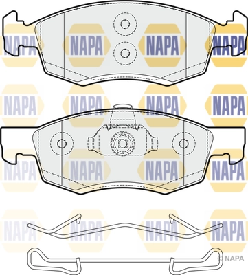 NAPA fékbetétkészlet, tárcsafék - NBP1436 - TothCarparts