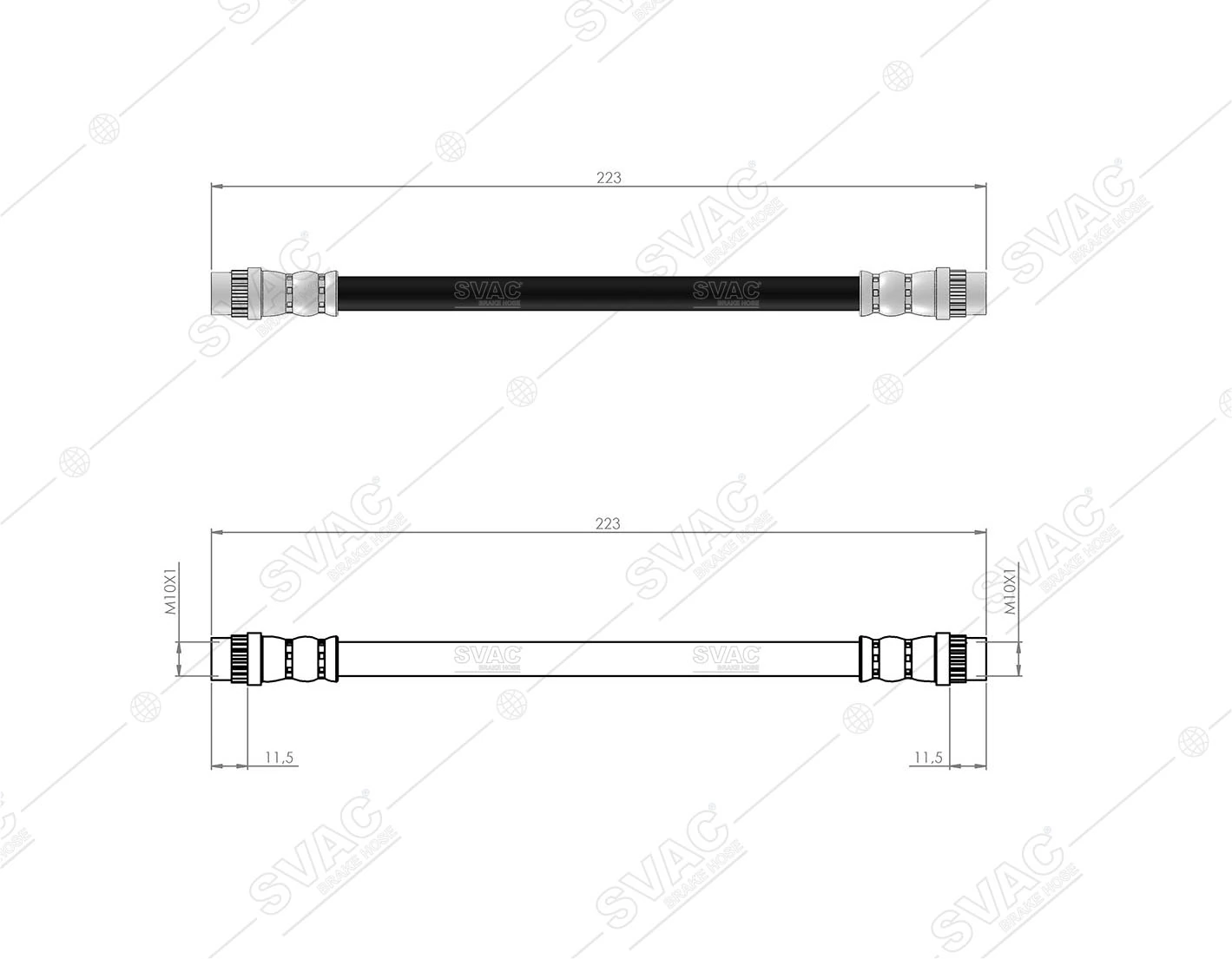 mobilverde fékcső - 50304649 - TothCarparts
