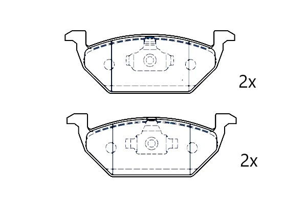 Omnicraft fékbetétkészlet, tárcsafék - 2677775 - TothCarparts