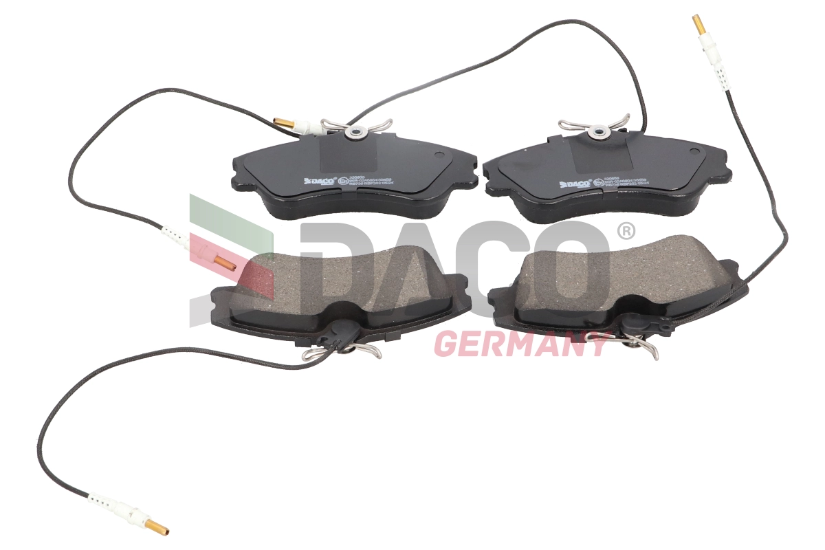 DACO Germany fékbetétkészlet, tárcsafék - 320608 - TothCarparts