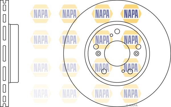 NAPA féktárcsa - NBD5368 - TothCarparts