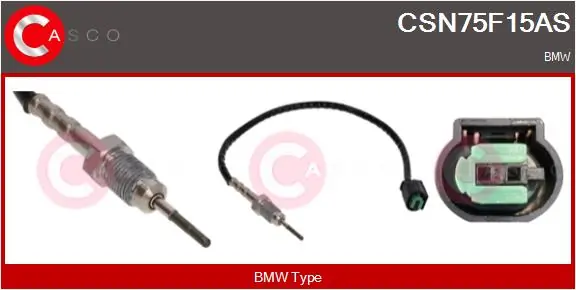 CASCO Érzékelő, kipufogógáz-hőmérséklet - CSN75F15AS - TothCarparts