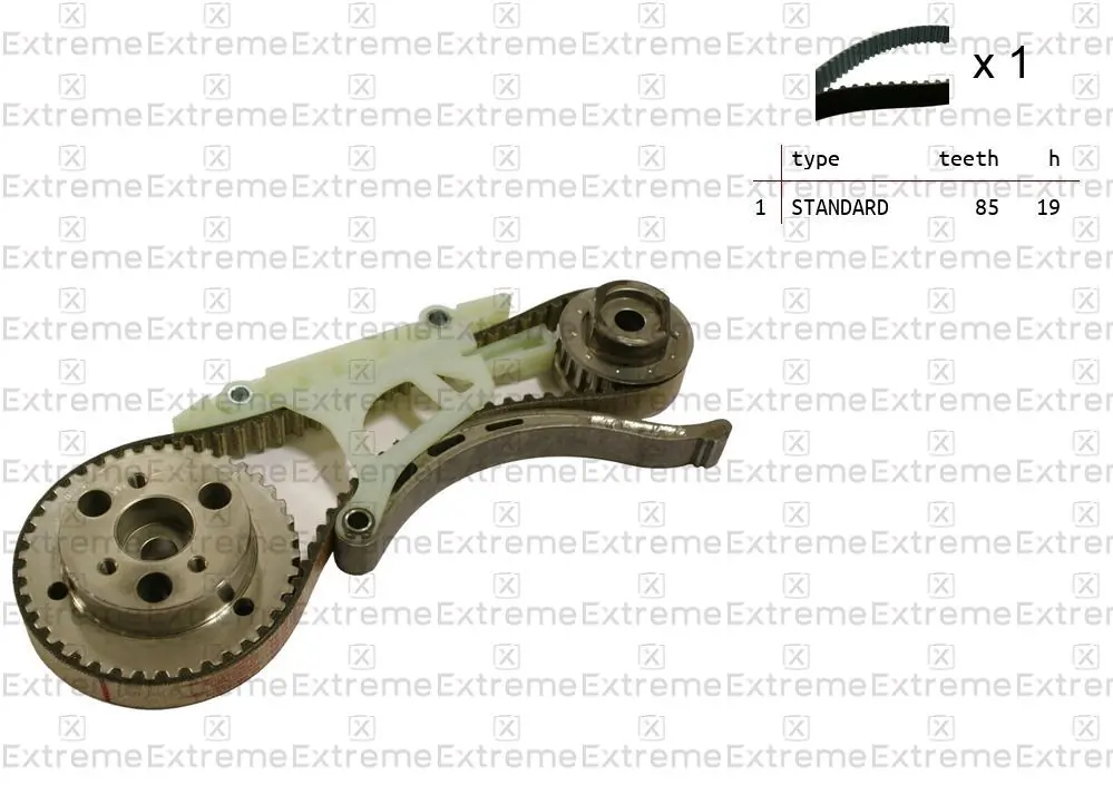 EXTREME Fogasszíjkészlet - 99990096 - TothCarparts