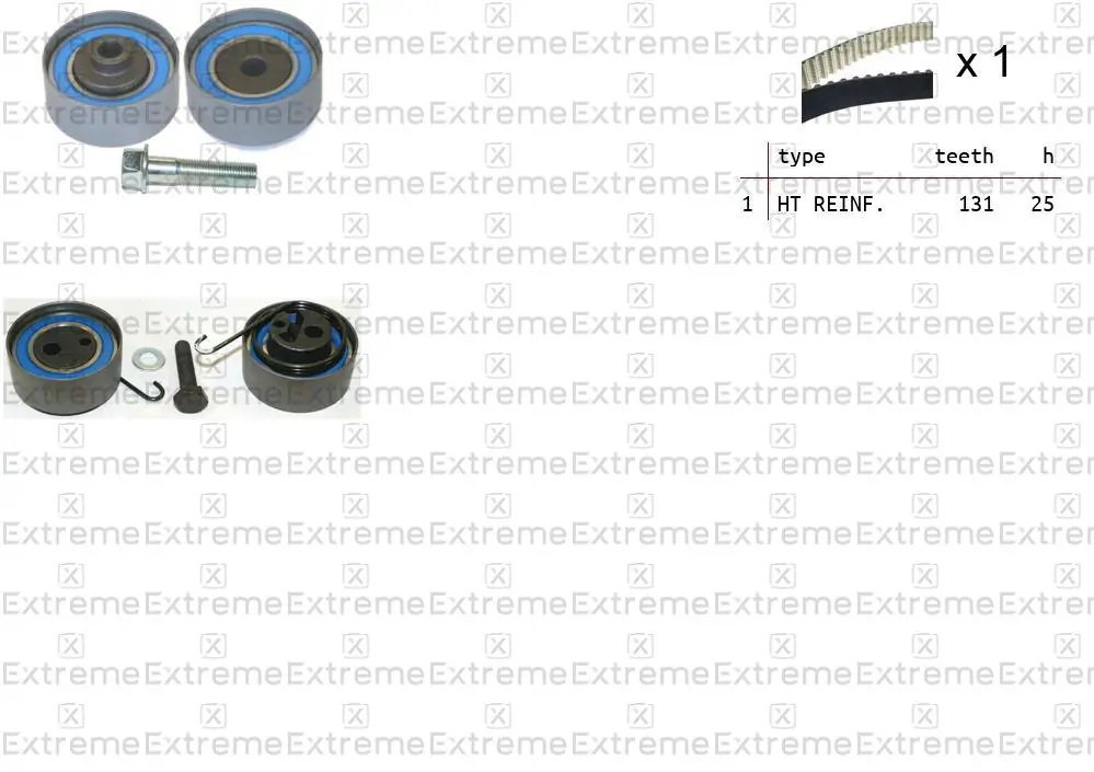 EXTREME Fogasszíjkészlet - 99990029 - TothCarparts