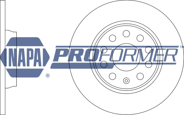 NAPA féktárcsa - PBD9020 - TothCarparts