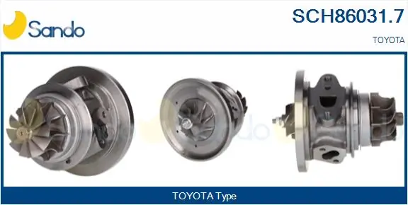 SANDO Törzscsoport, turbótöltő - SCH86031.7 - TothCarparts