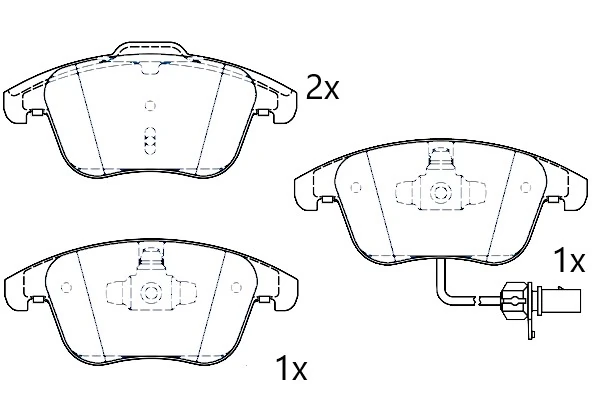 Omnicraft fékbetétkészlet, tárcsafék - 2677781 - TothCarparts