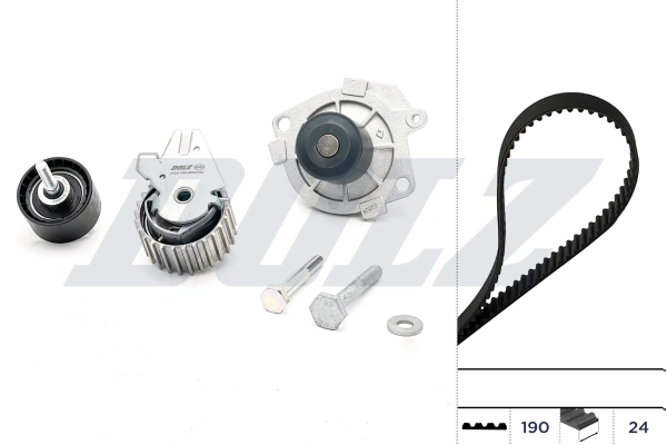 WILMINK GROUP Vízpumpa + fogasszíj készlet - WG2354930 - TothCarparts