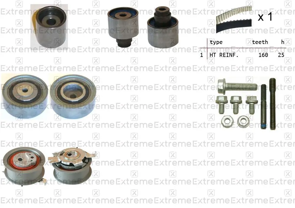 EXTREME Fogasszíjkészlet - 99990078 - TothCarparts