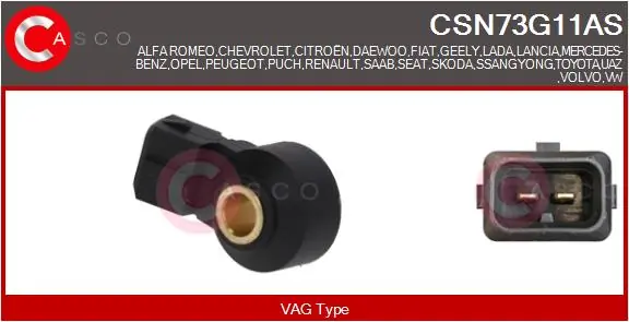 CASCO kopogásérzékelő - CSN73G11AS - TothCarparts
