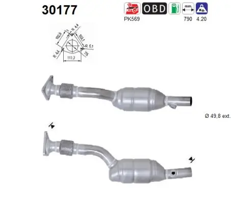 AS katalizátor - 30177 - TothCarparts