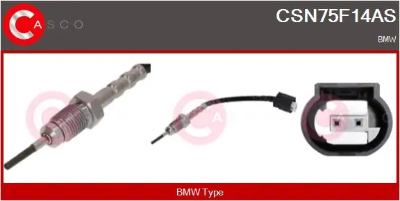 CASCO Érzékelő, kipufogógáz-hőmérséklet - CSN75F14AS - TothCarparts
