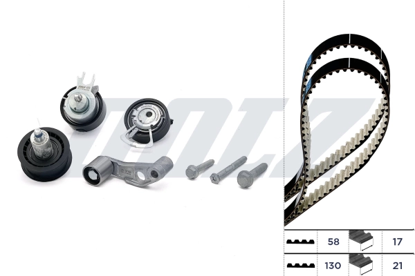 WILMINK GROUP Fogasszíjkészlet - WG2355967 - TothCarparts