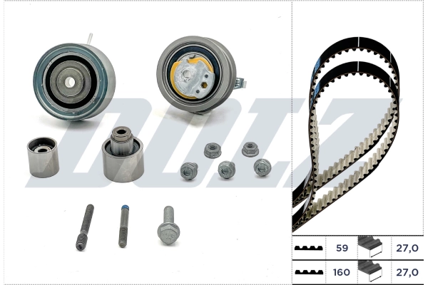 DOLZ Fogasszíjkészlet - SKD248 - TothCarparts