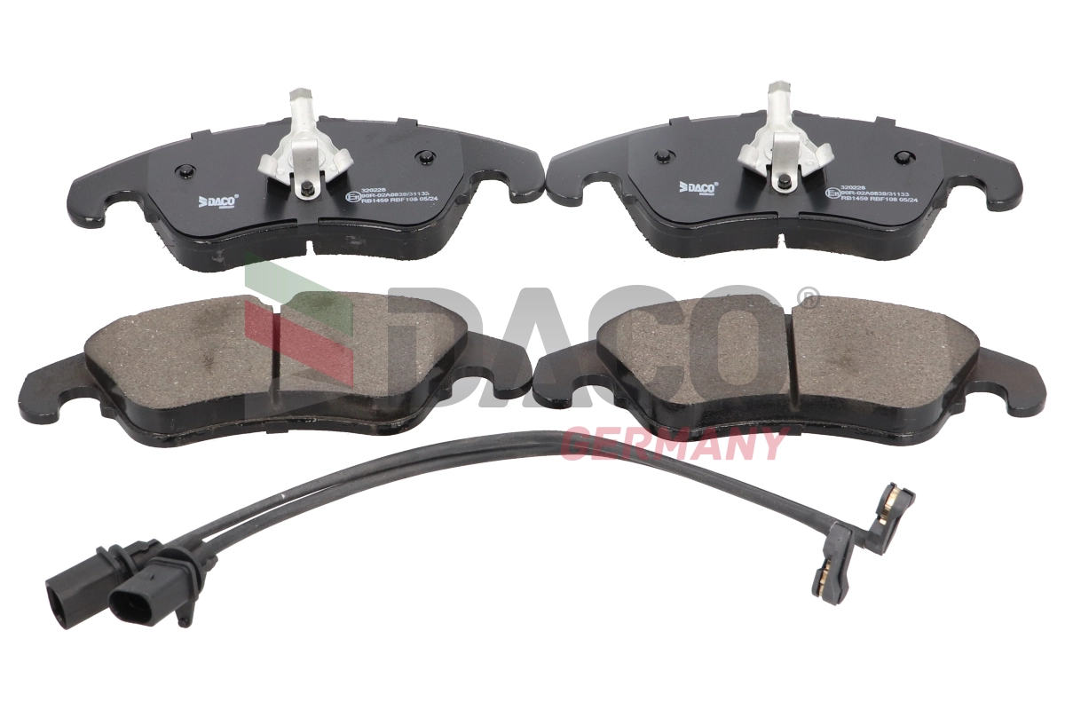 DACO Germany fékbetétkészlet, tárcsafék - 320228 - TothCarparts