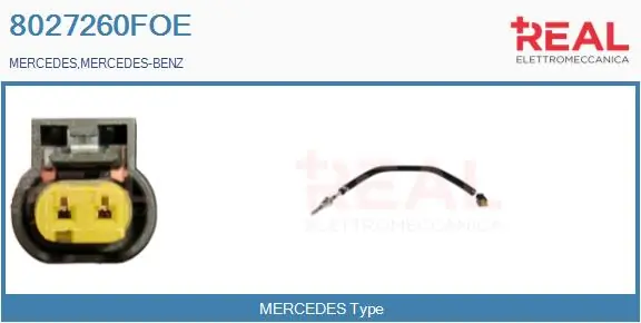REAL Érzékelő, kipufogógáz-hőmérséklet - 8027260FOE - TothCarparts