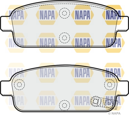 NAPA fékbetétkészlet, tárcsafék - NBP1711 - TothCarparts