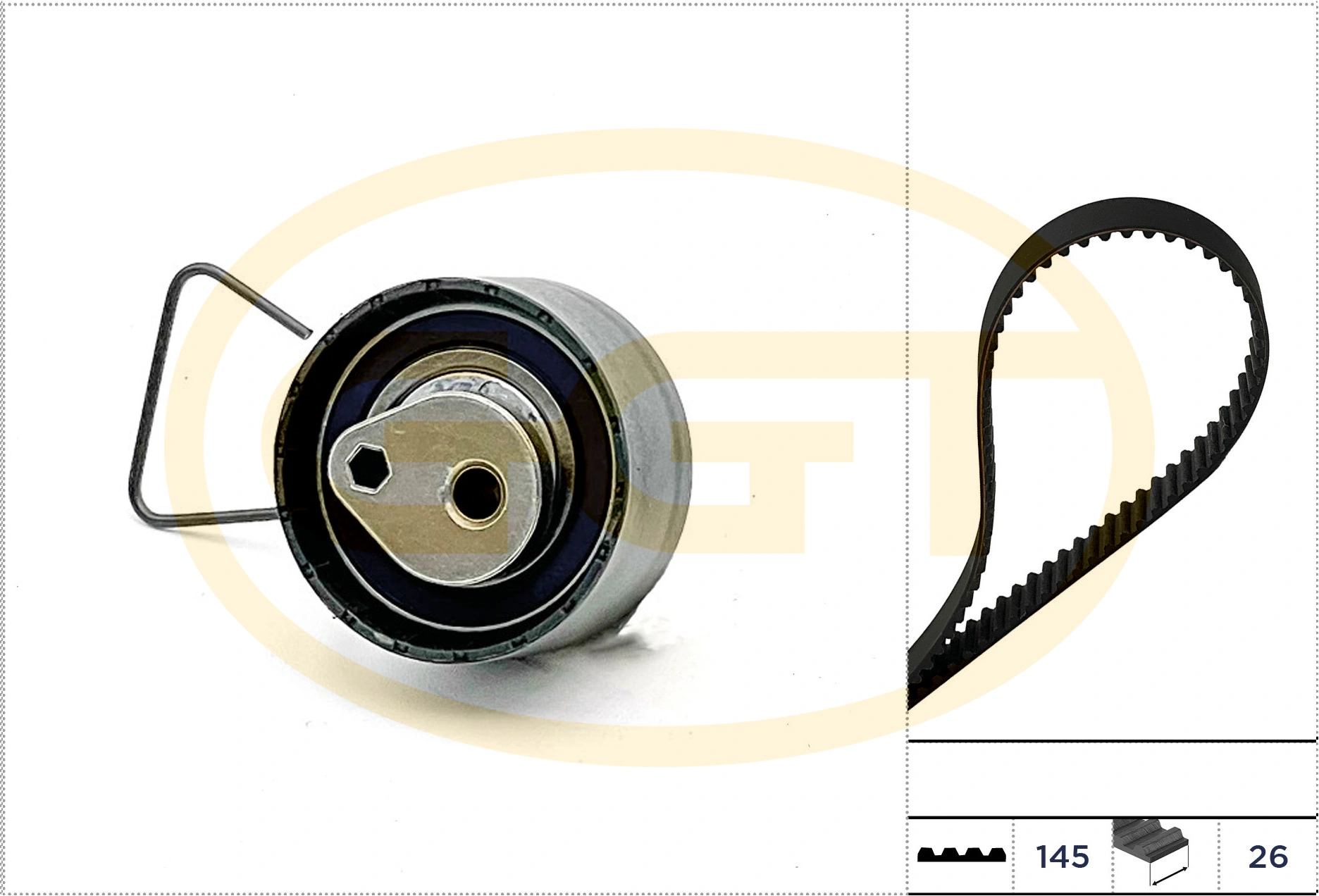 GGT Fogasszíjkészlet - KSPA297 - TothCarparts