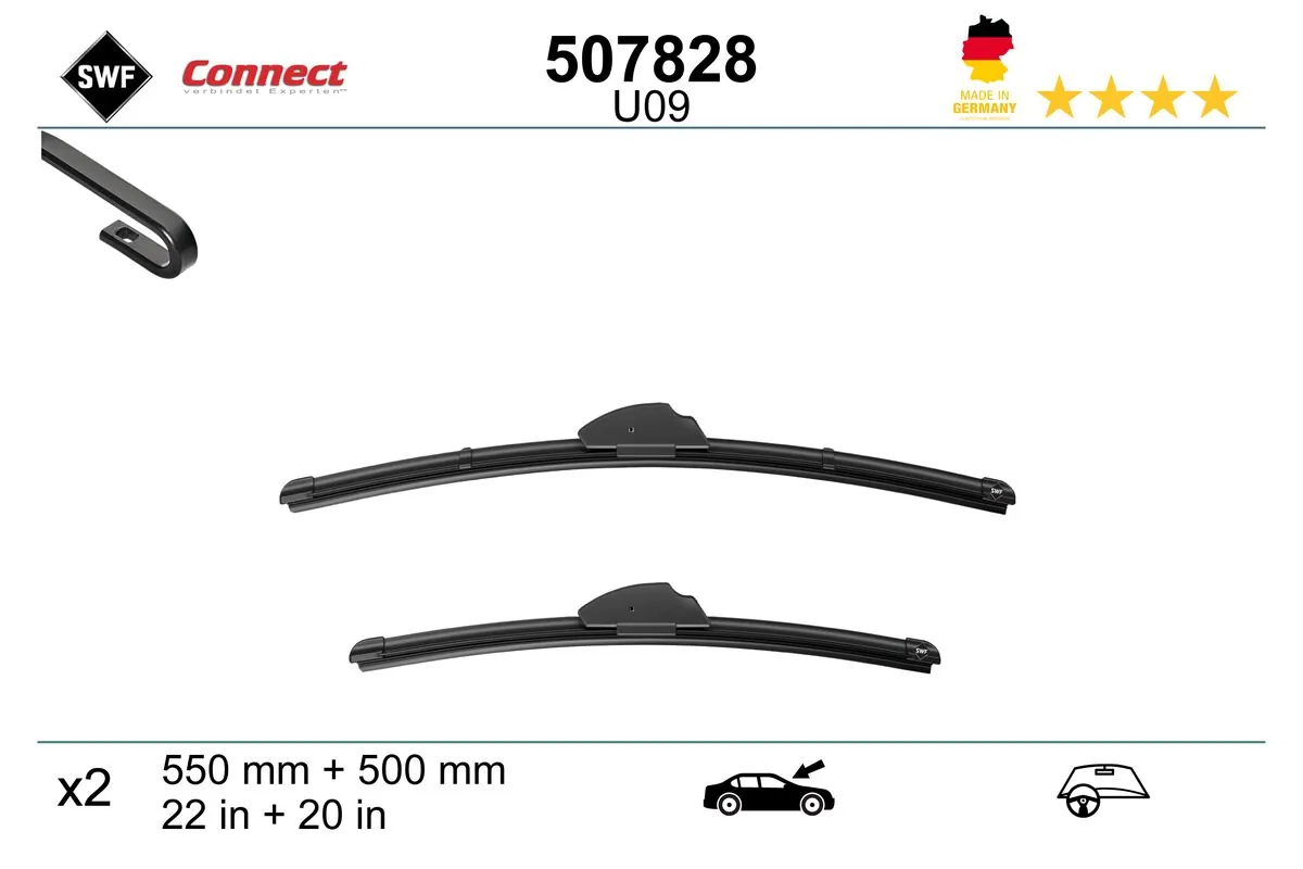 SWF törlőlapát - 507828 - TothCarparts