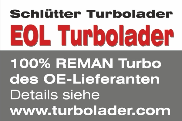 SCHLÜTTER TURBOLADER töltő, feltöltés - 172-05175EOL - TothCarparts