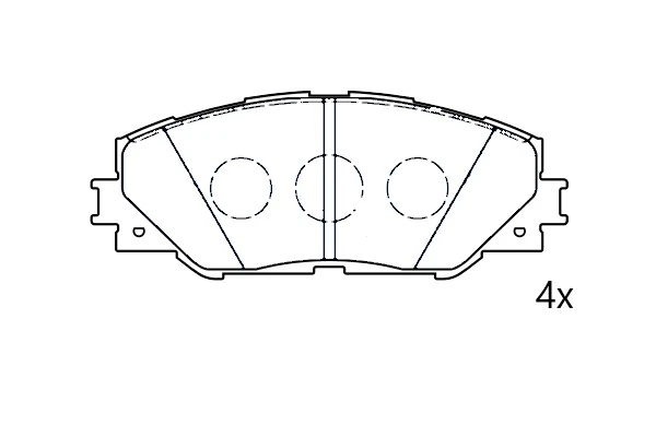 Omnicraft fékbetétkészlet, tárcsafék - 2677755 - TothCarparts