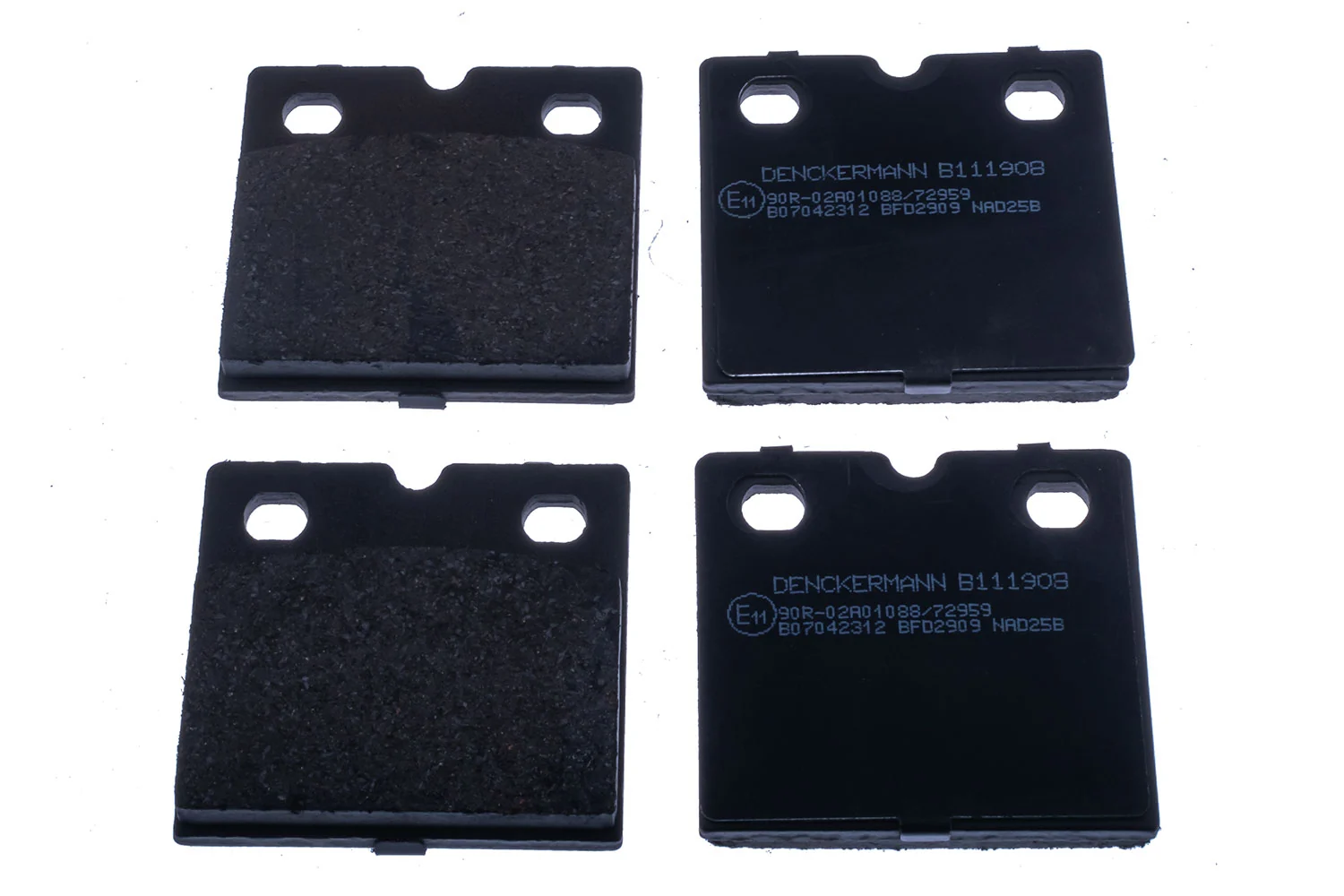DENCKERMANN fékbetétkészlet, tárcsafék - B111908 - TothCarparts