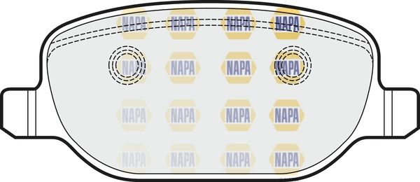NAPA fékbetétkészlet, tárcsafék - NBP1064 - TothCarparts