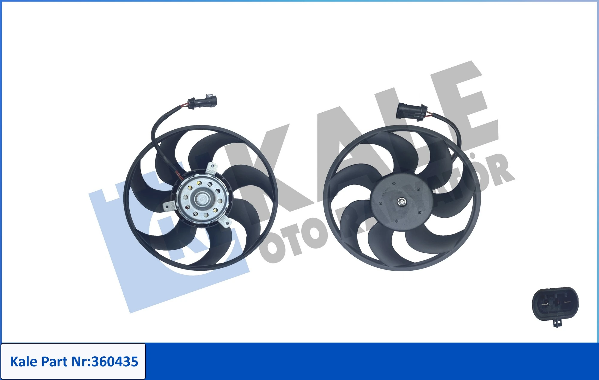 KALE OTO RADYATÖR ventilátor, motorhűtés - 360435 - TothCarparts