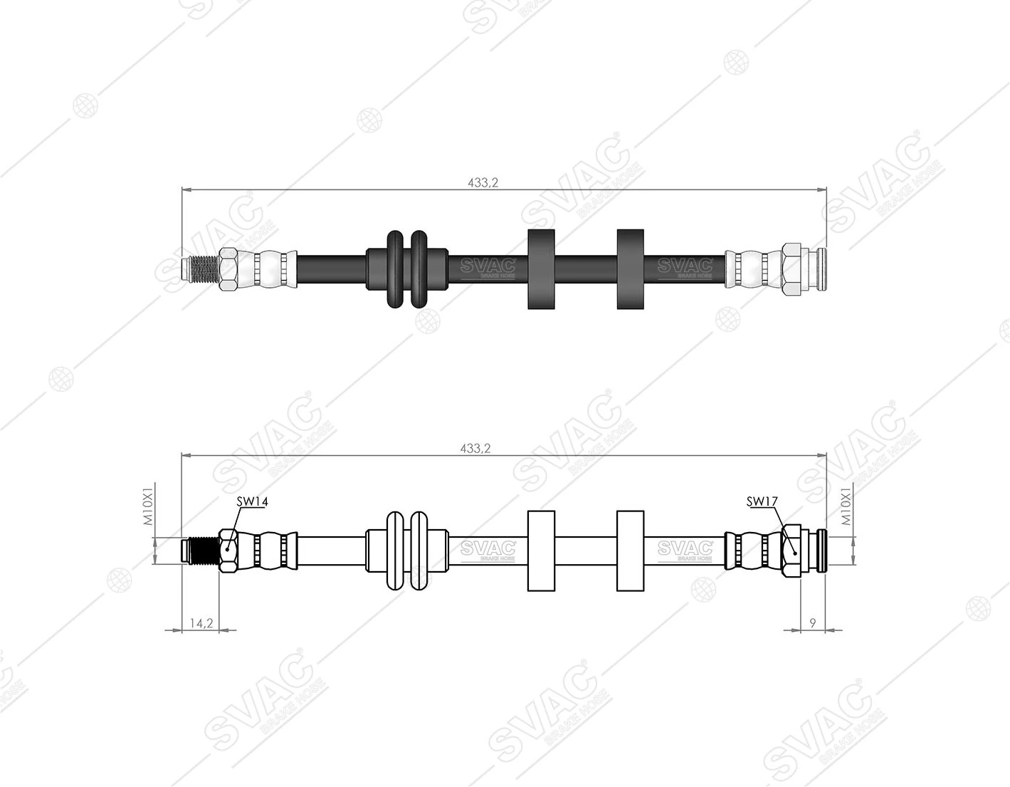 mobilverde fékcső - 50305852 - TothCarparts