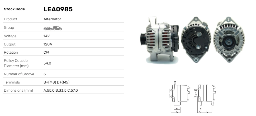 LE Part generátor - LEA0985 - TothCarparts