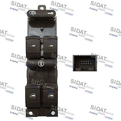 AUTOTEAM kapcsoló, ablakemelő - E145147A2 - TothCarparts