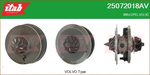 ITAB AUTOMOTIVE Törzscsoport, turbótöltő - 25072018AV - TothCarparts