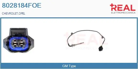 REAL Érzékelő, kipufogógáz-hőmérséklet - 8028184FOE - TothCarparts