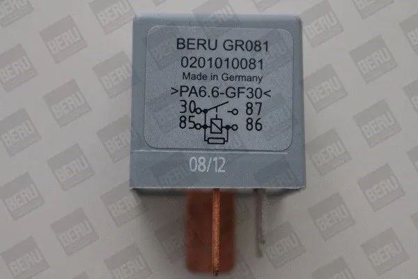 MDR relé, izzító rendszer - BER-GR081 - TothCarparts