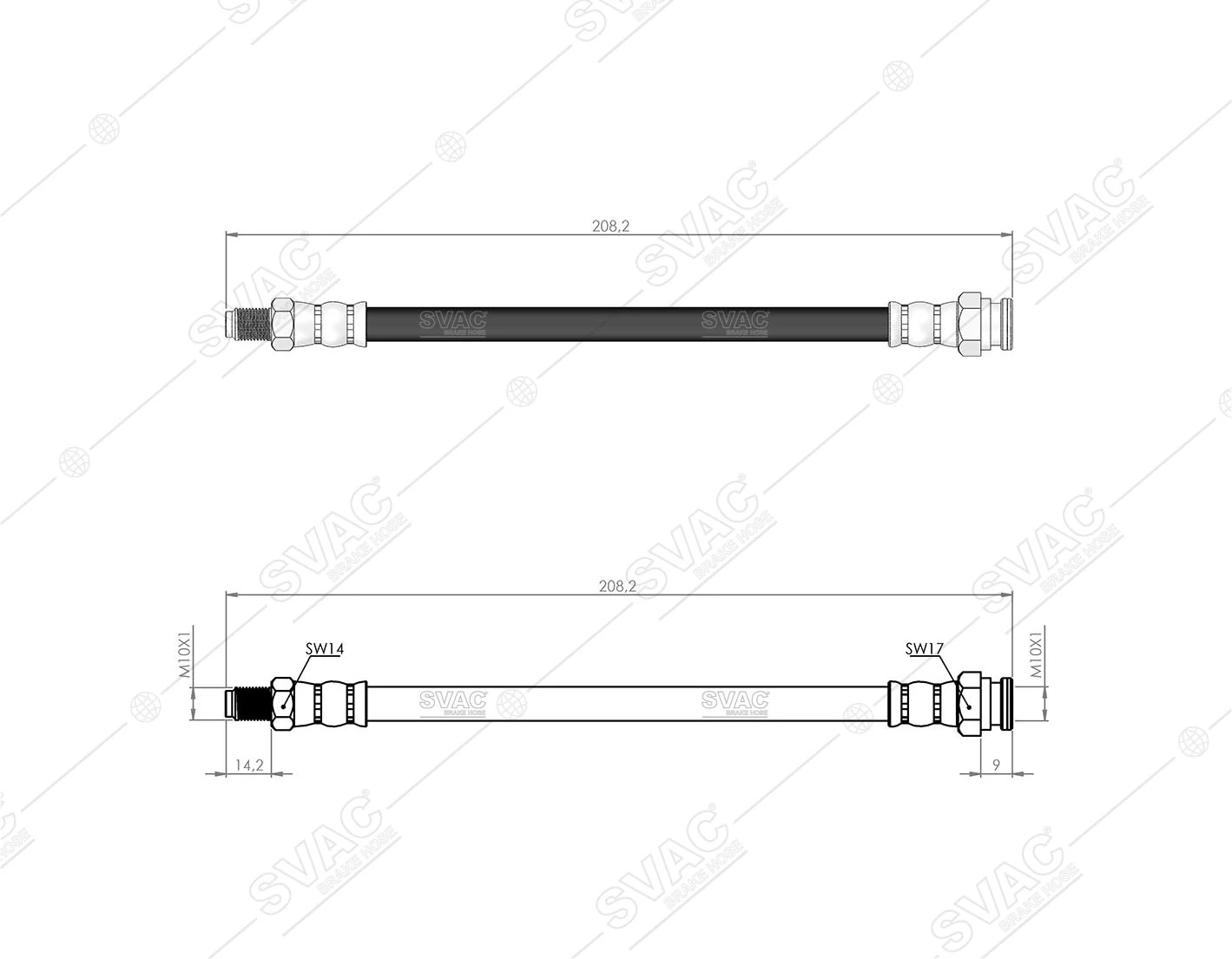 mobilverde fékcső - 50305906 - TothCarparts