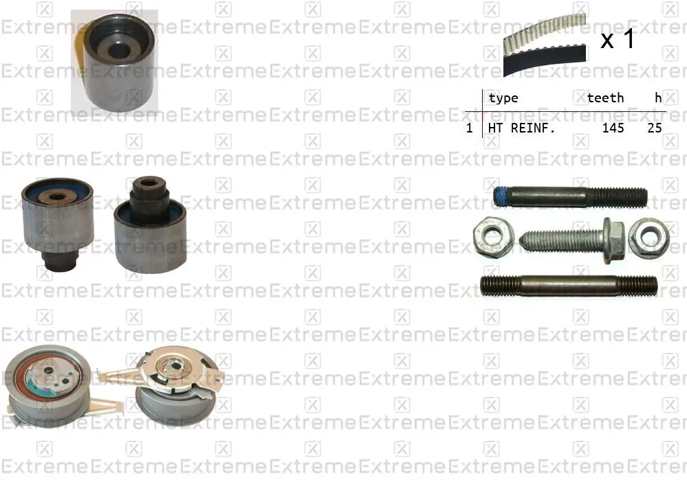 EXTREME Fogasszíjkészlet - 99990091 - TothCarparts