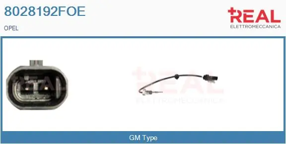REAL Érzékelő, kipufogógáz-hőmérséklet - 8028192FOE - TothCarparts