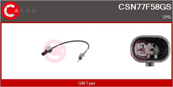 CASCO Érzékelő, kipufogógáz-hőmérséklet - CSN77F58GS - TothCarparts