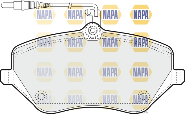 NAPA fékbetétkészlet, tárcsafék - NBP1402 - TothCarparts