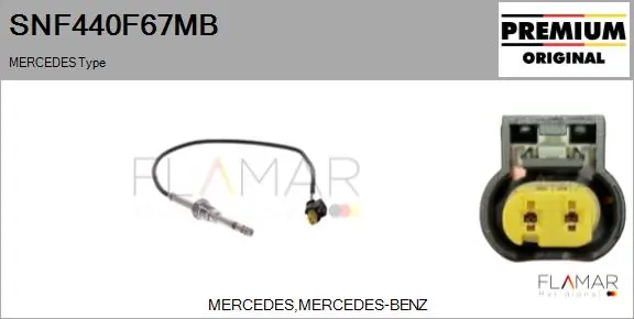 FLAMAR Érzékelő, kipufogógáz-hőmérséklet - SNF440F67MB - TothCarparts