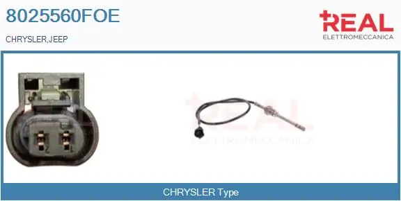 REAL Érzékelő, kipufogógáz-hőmérséklet - 8025560FOE - TothCarparts