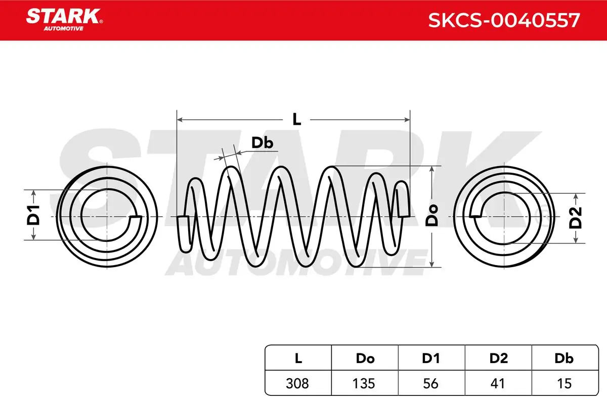 Stark futómű rugó - SKCS-0040557 - TothCarparts