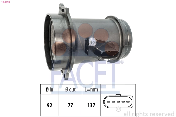 FACET légmennyiségmérő - 10.1559 - TothCarparts