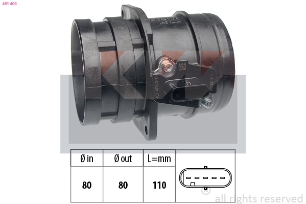 KW légmennyiségmérő - 491 403 - TothCarparts