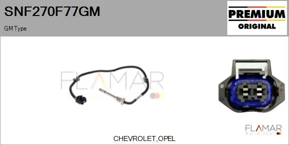 FLAMAR Érzékelő, kipufogógáz-hőmérséklet - SNF270F77GM - TothCarparts