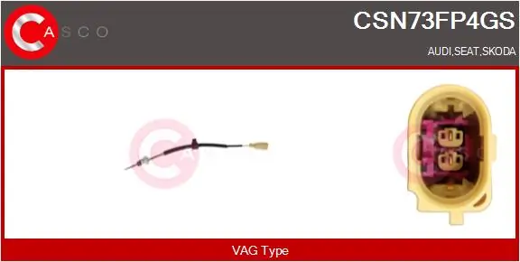 CASCO Érzékelő, kipufogógáz-hőmérséklet - CSN73FP4GS - TothCarparts