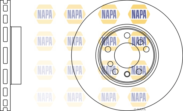 NAPA féktárcsa - NBD5249 - TothCarparts