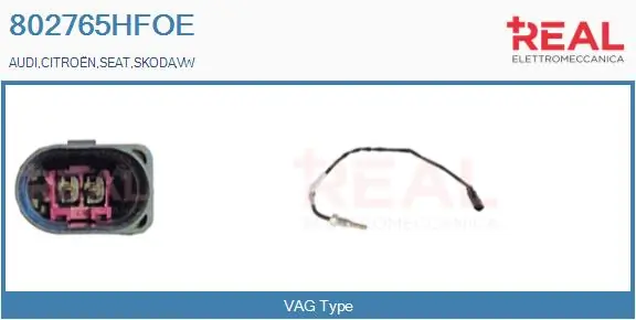 REAL Érzékelő, kipufogógáz-hőmérséklet - 802765HFOE - TothCarparts