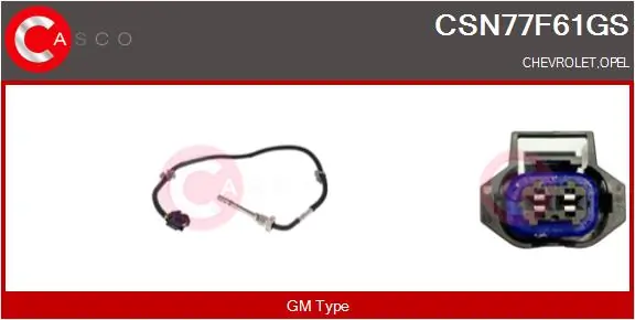 CASCO Érzékelő, kipufogógáz-hőmérséklet - CSN77F61GS - TothCarparts