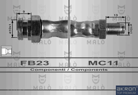 AKRON-MALÒ fékcső - 80335 - TothCarparts